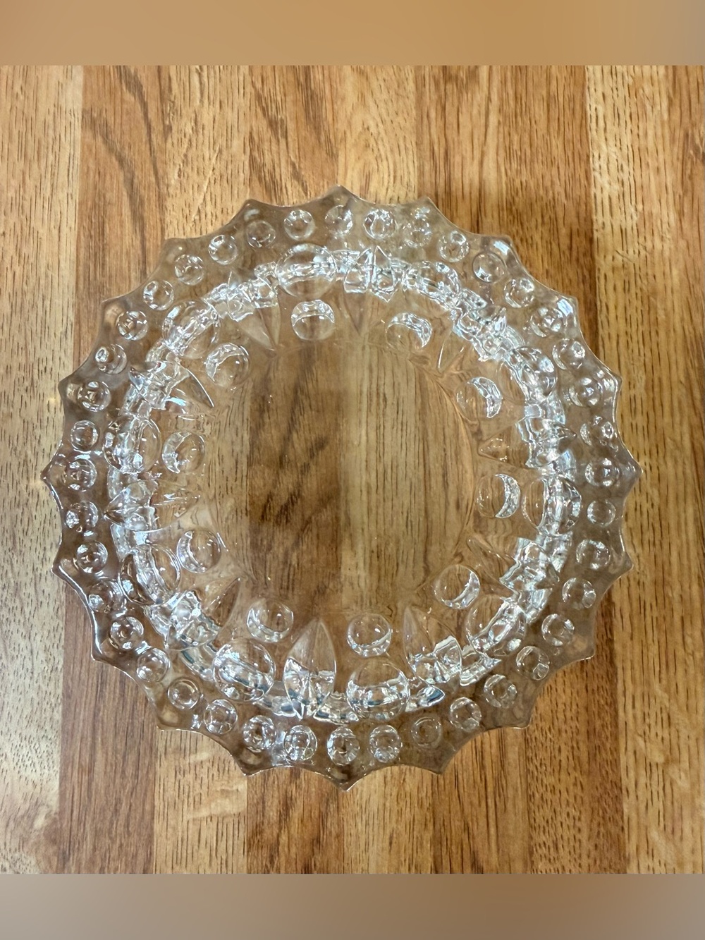 Vintage KIG Malaysia Glass Ashtray Heavy
Crystal Deep Column Cut 4 Rests - Picture 2 of 5